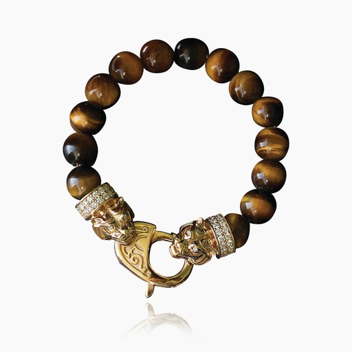 [BRW110X] The Tiger’s Eye Bead Bracelet