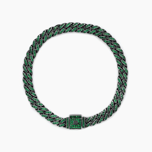 [BYT25X] The Tsavorite Cuban Bracelet