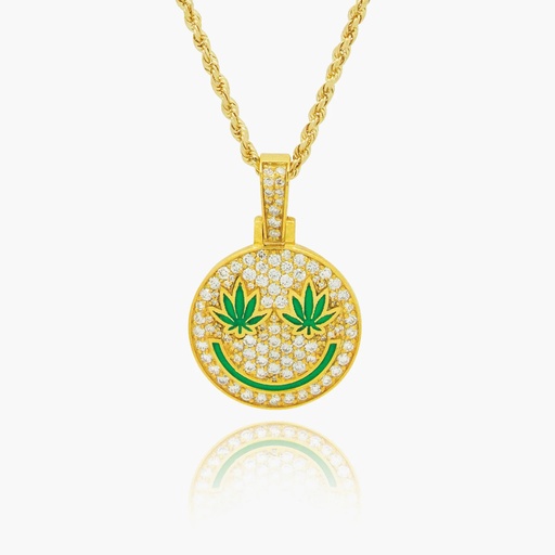 [PYW305X] The Verde Collection Smiley Face Pendant