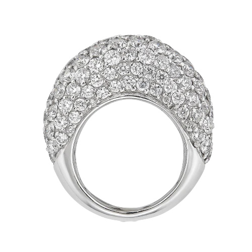 White Gold Dome Ring