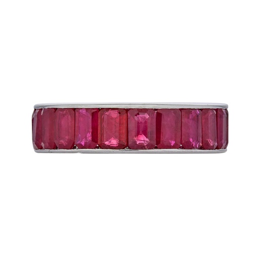 White Gold Eternity Channel Set Band