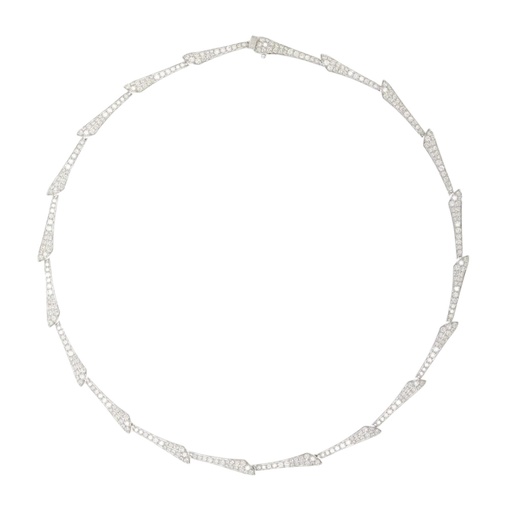[N6099-DIA/WG] White Gold One Necklace