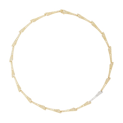 [N6099-YDIA/YWG] Yellow Gold One Necklace