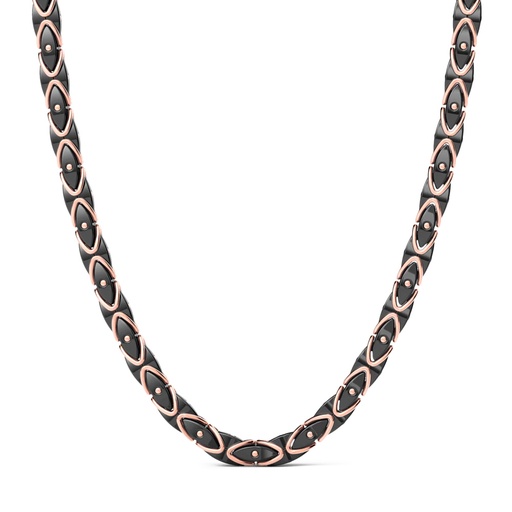 [KC059R-N55] Zancan 18K Gold And Black Ceramic Necklace