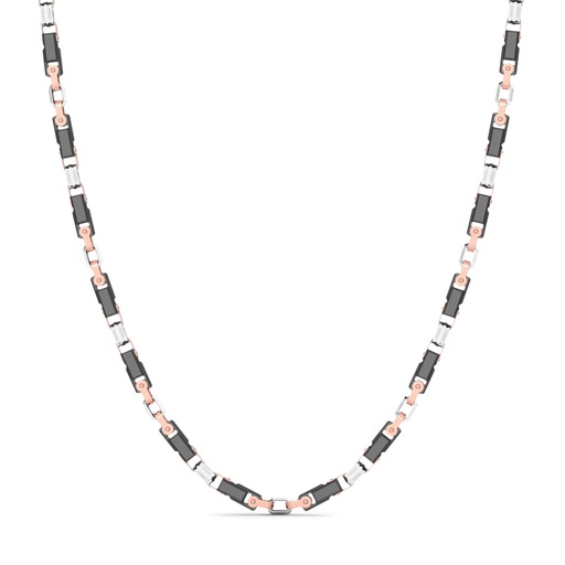 [KC061-60] Zancan 18K Gold And Black Ceramic Necklace