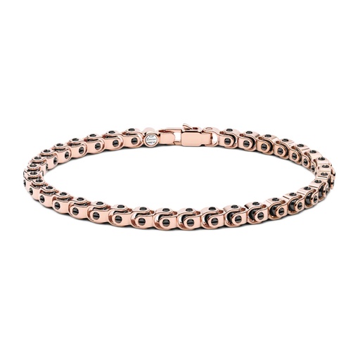 [KB045R-N] Zancan Bracelet In 18K Gold And Black Ceramic