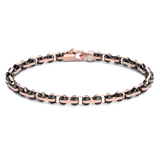 [KB054R-N] Zancan Bracelet In 18K Gold And Black Ceramic