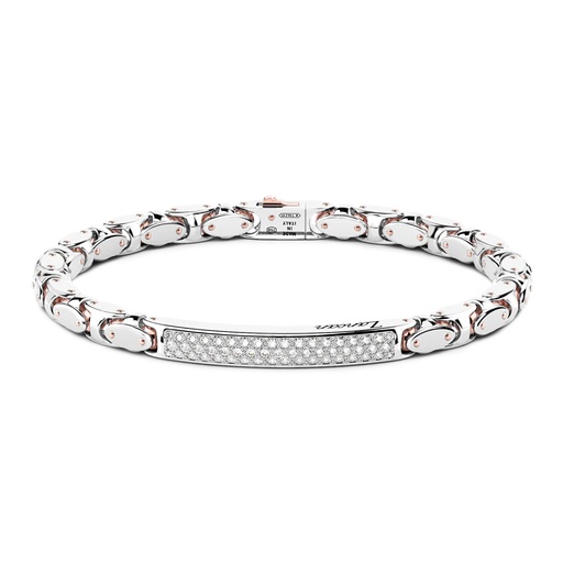 [UB040BR] Zancan Bracelet In 18Kt Gold And Diamonds