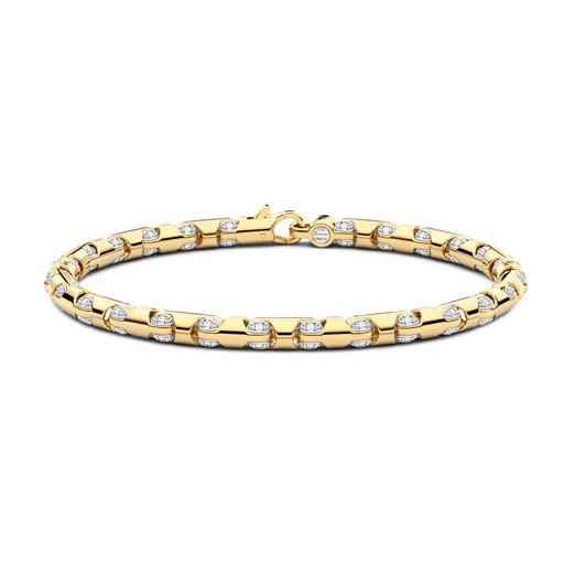 [UB038] Zancan Bracelet In 18Kt Gold And Diamonds