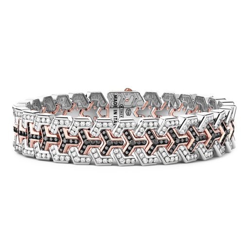 [EB962BR] Zancan Bracelet In 18Kt Gold And Diamonds