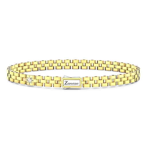 [UB016] Zancan Link-Only Bracelet In 18Kt Gold