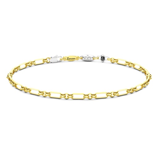 [UB004] Zancan Link-Only Bracelet In 18Kt Gold