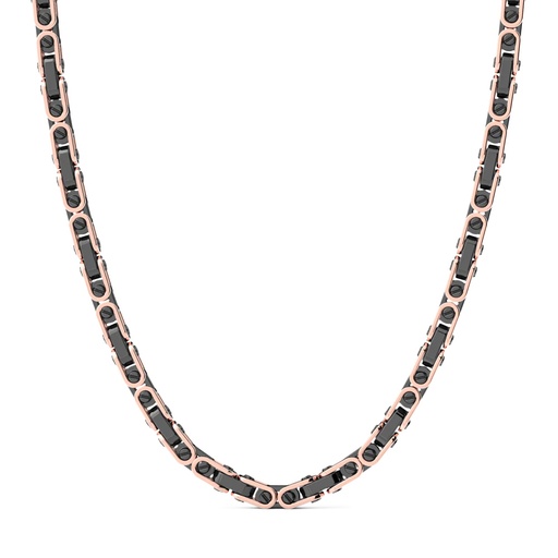 [KC058R-N] Zancan Necklace In 18Kt Gold And Black Ceramic