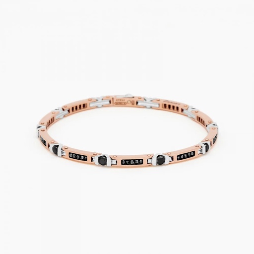 [EB929RB] Zancan Rose Gold Bracelet With Diamonds