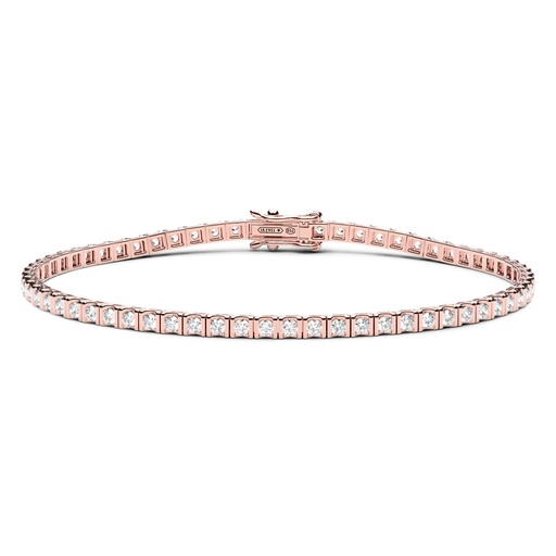 [ETU14R-250] Zancan Tennis Bracelet In 18K Gold And Diamonds