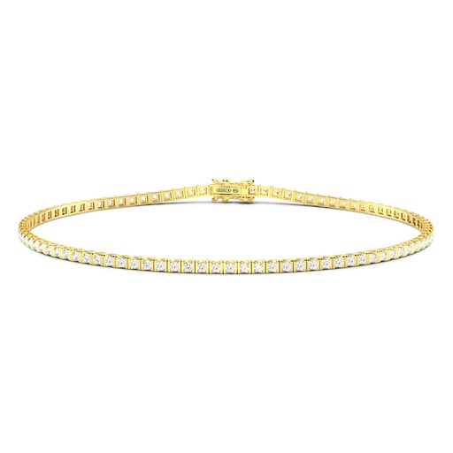 [ETU14G-115] Zancan Tennis Bracelet In 18K Gold And Diamonds