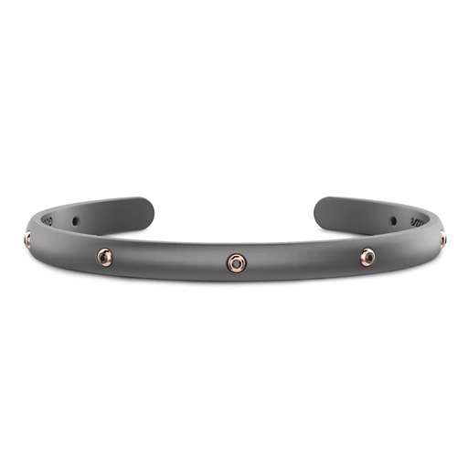 [ETB218R] Zancan Titanium, 18Kt Gold & Diamond Bracelet