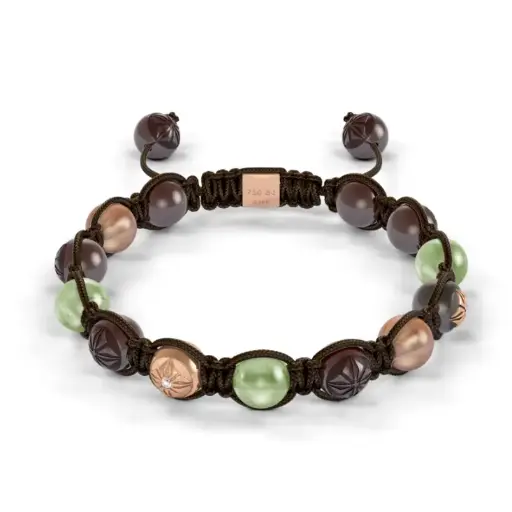 [D226616#4298] 8mm Shamballa Braided Bracelet