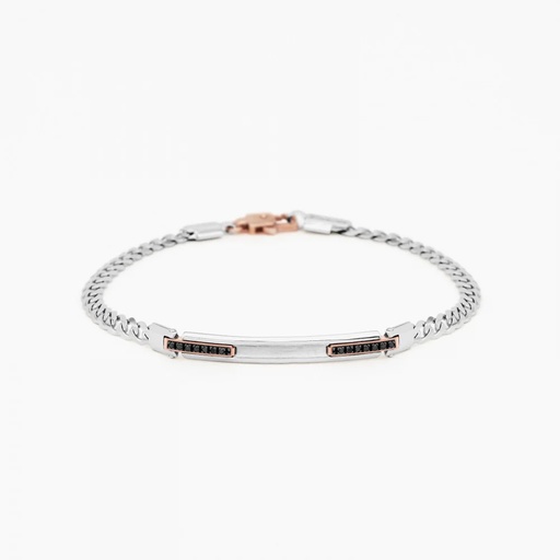 [EB678BR] Zancan White Gold Bracelet With Diamonds