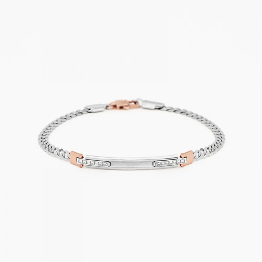 [EB677BR] Zancan White Gold Bracelet With Diamonds