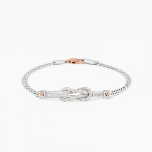 [EB687BR] Zancan White Gold Bracelet With Diamonds