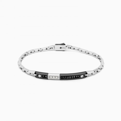 [EB559-BN] Zancan White Gold Bracelet With Diamonds