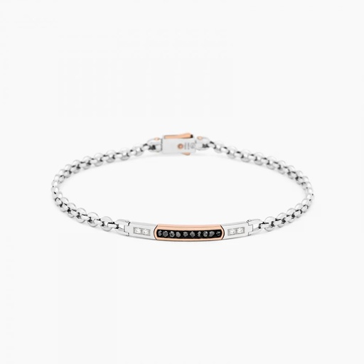[EB558-BR] Zancan White Gold Bracelet With Diamonds