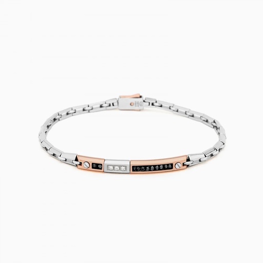 [EB559-RB] Zancan White Gold Bracelet With Diamonds