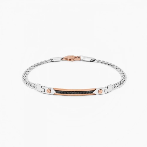 [EB682BR] Zancan white gold bracelet with diamonds.