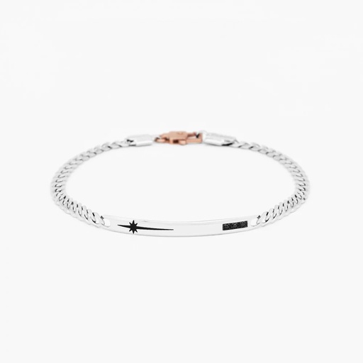 [EB684BR] Zancan white gold bracelet with diamonds.