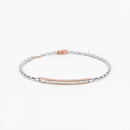 [EB888RB] Zancan white gold bracelet with diamonds.