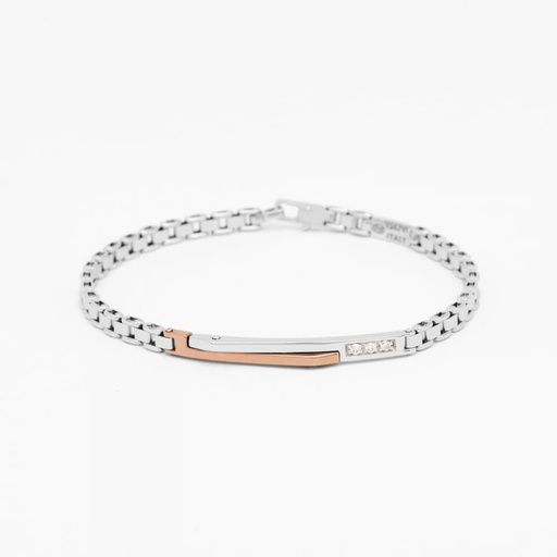 [EB822BR] Zancan white gold bracelet with diamonds.