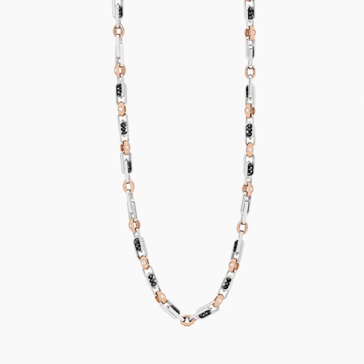[EC890] Zancan White Gold Necklace With Diamonds