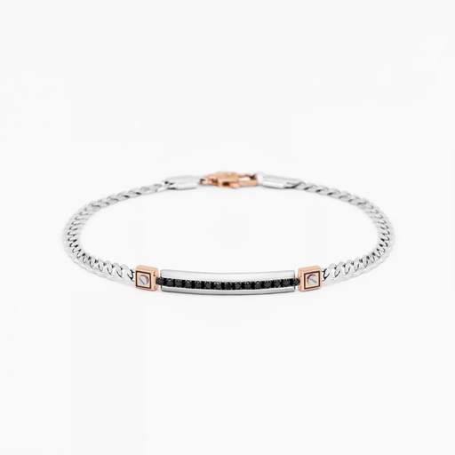 [EB676BR] Zancan yellow gold bracelet with diamonds.