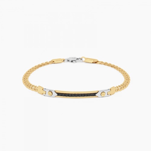 [EB682GB] Zancan yellow gold bracelet with diamonds.