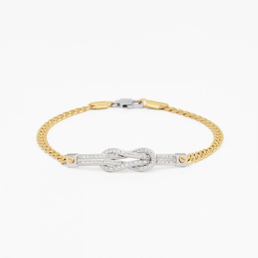 [EB687GB] Zancan yellow gold bracelet with diamonds.