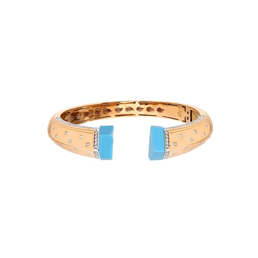 [RG.BALANCE] Rose Gold Neutra Balance Bracelet - Turquoise