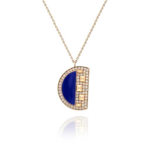 [RG.CAIRO] Rose Gold Neutra Cairo Pendant - Lapis Lazuli