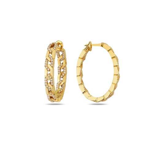 [RG.RB050GC] Rose Gold Rebel Hoops Colorless Edition - Rose