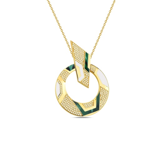 [YG.EP07MW01GK] Yellow Gold Epoca Lycia Medallion