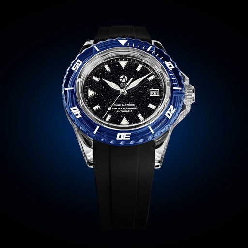 [AquaSaphir Aventurine Blue Bezel] Artya - AquaSaphir Aventurine Blue Bezel