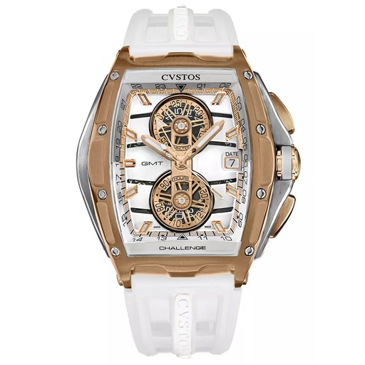 [B01110.4520001] Chrono GMT Rose Gold/White Dial - 45mm