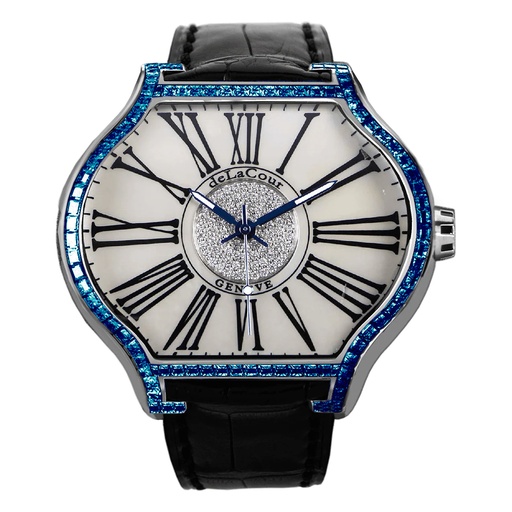 [WAST2526-0015] City Romano Blue Sapphire Stainless Steel