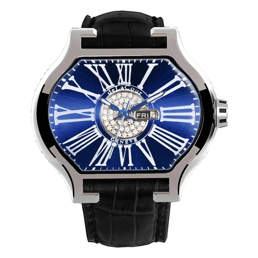 [WAST2511-5001] City Romano Blue Stainless Steel