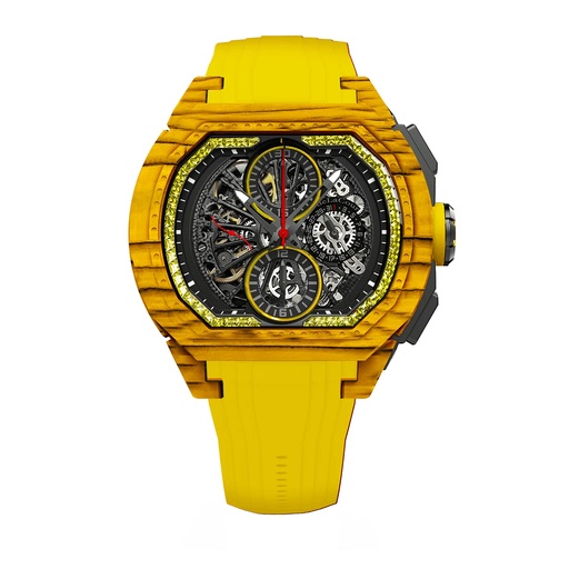 [WACC3214-1440] Concept Concept Ycl Yellow Sapphire Carbon Yellow With Black Stripes