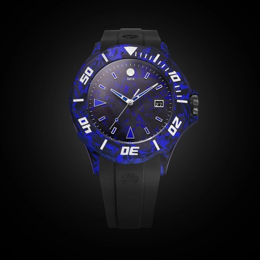 [Large Blue Diver Carbon] Artya - Large Blue Diver Carbon