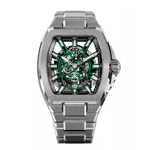 [F00103.4217001] Metropolitan PS Titanium/SQLT Green - 42mm