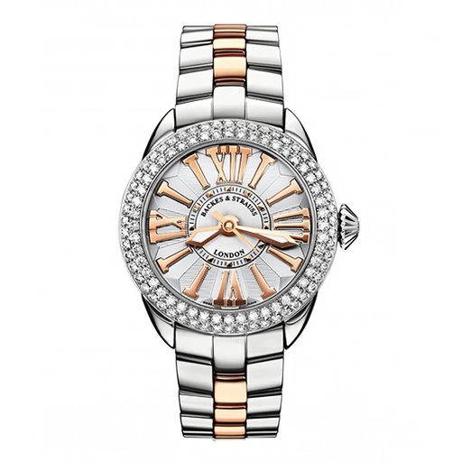 [PC37MAD2R.ST.WRR.SP.BIC] Piccadilly 37 SP Steel & Gold Diamond Bezel