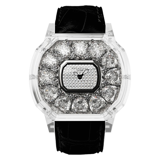 [WASC3722-1010] Reflect Heart White Diamond Sapphire Watch