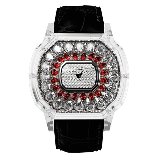 [WASC3742-1020] Reflect Iris White & Red Sapphire Watch